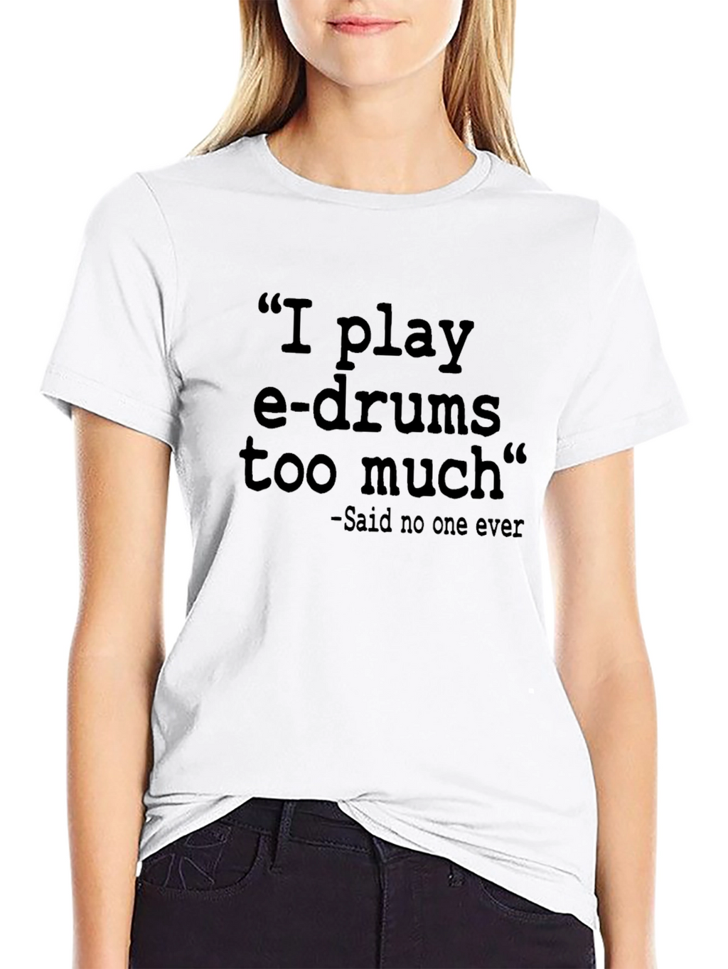 I Play E-Drums T-Shirt - Funny Musician Tee