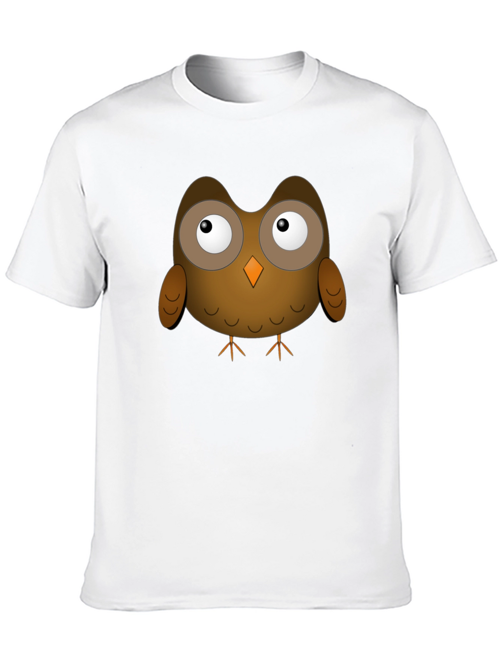 Cute Owl Graphic T-Shirt - Black Unisex Tee