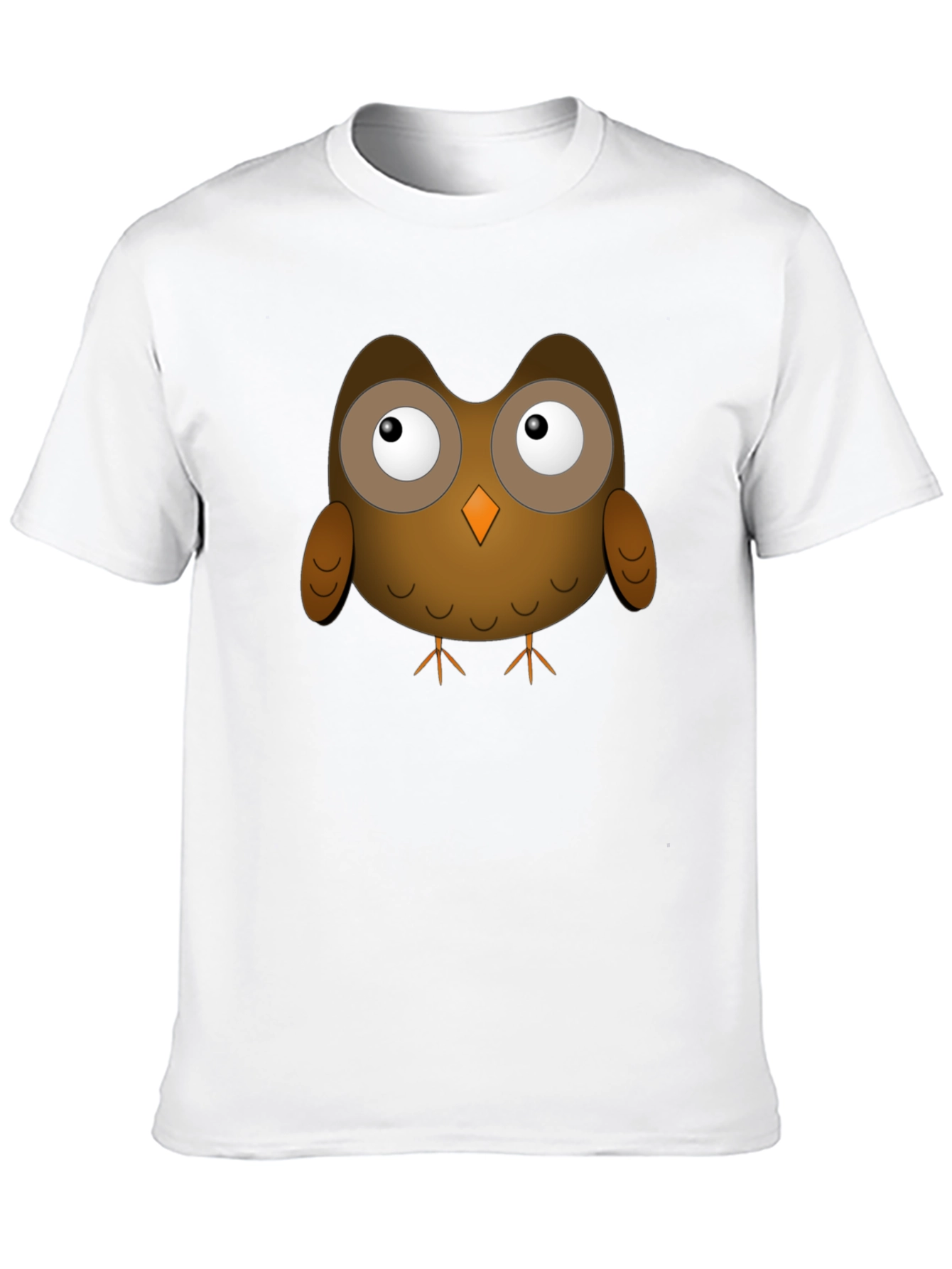 Cute Owl Graphic T-Shirt - Black Unisex Tee