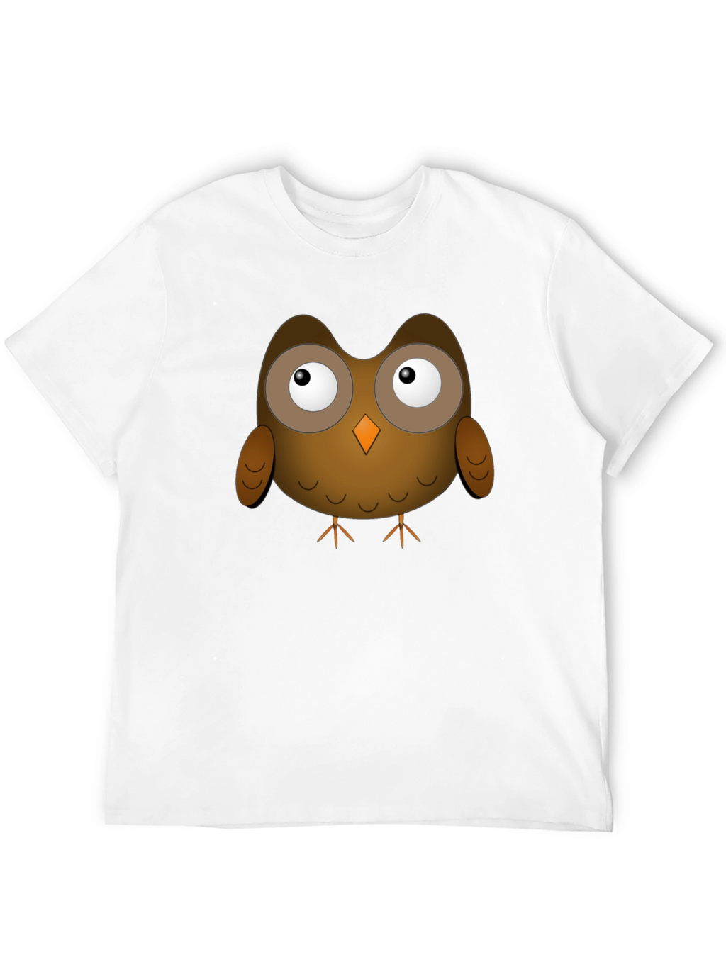 Cute Owl Graphic T-Shirt - Black Unisex Tee