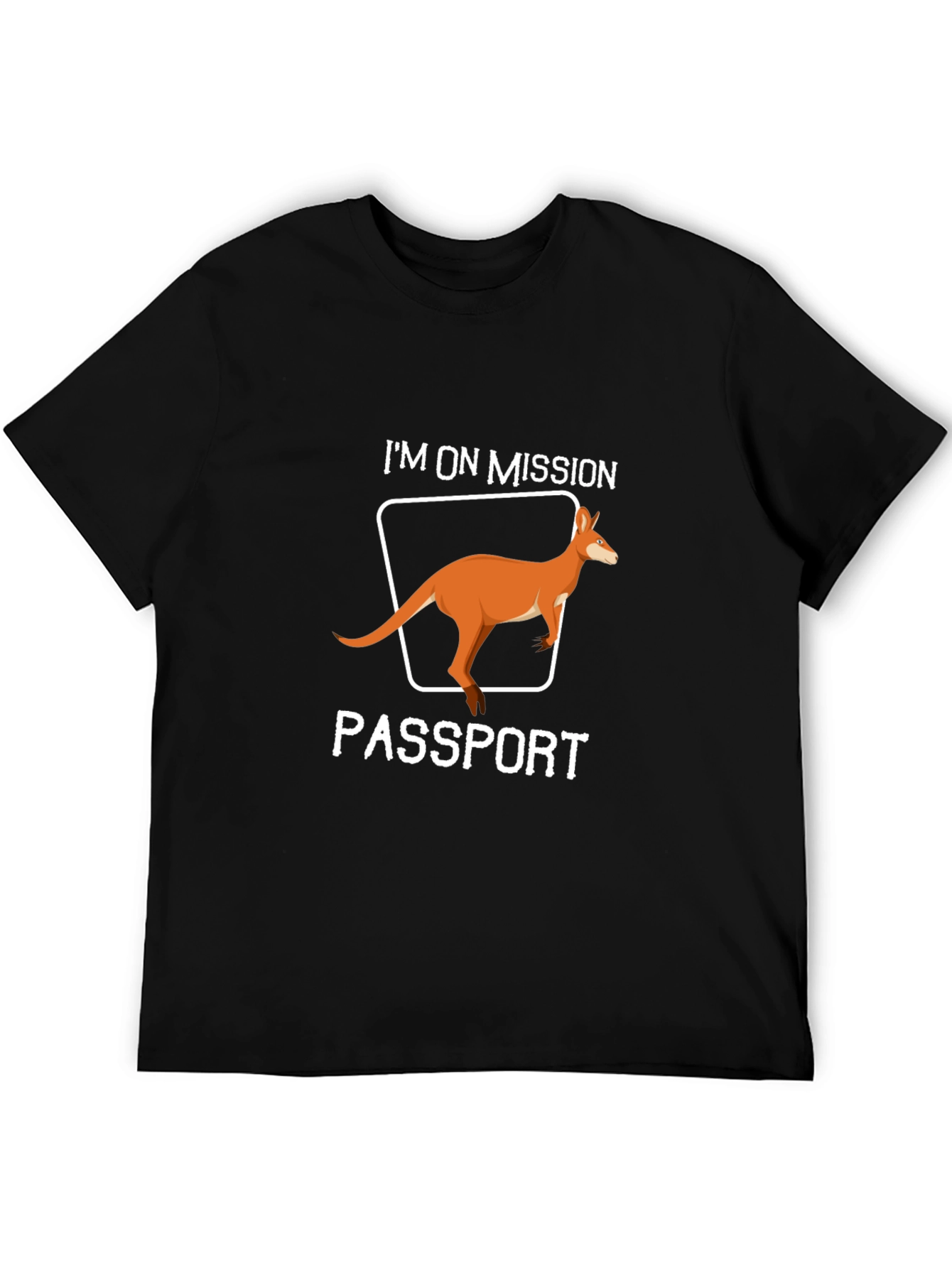 Mission Passport Kangaroo Graphic T-Shirt