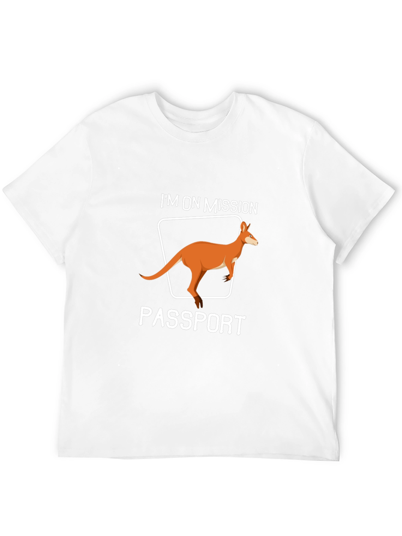 Mission Passport Kangaroo Graphic T-Shirt