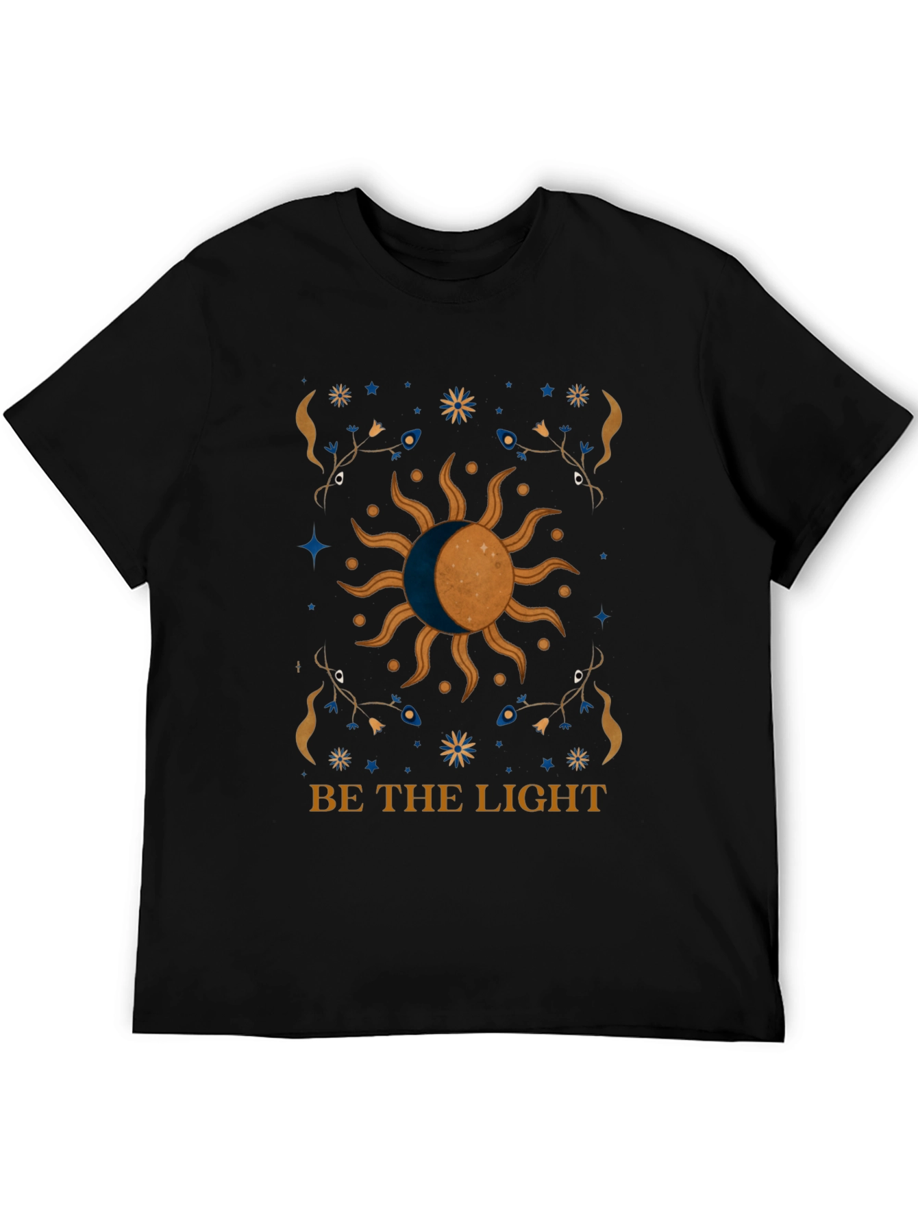 Celestial Sun & Moon Graphic Tee - Be The Light!