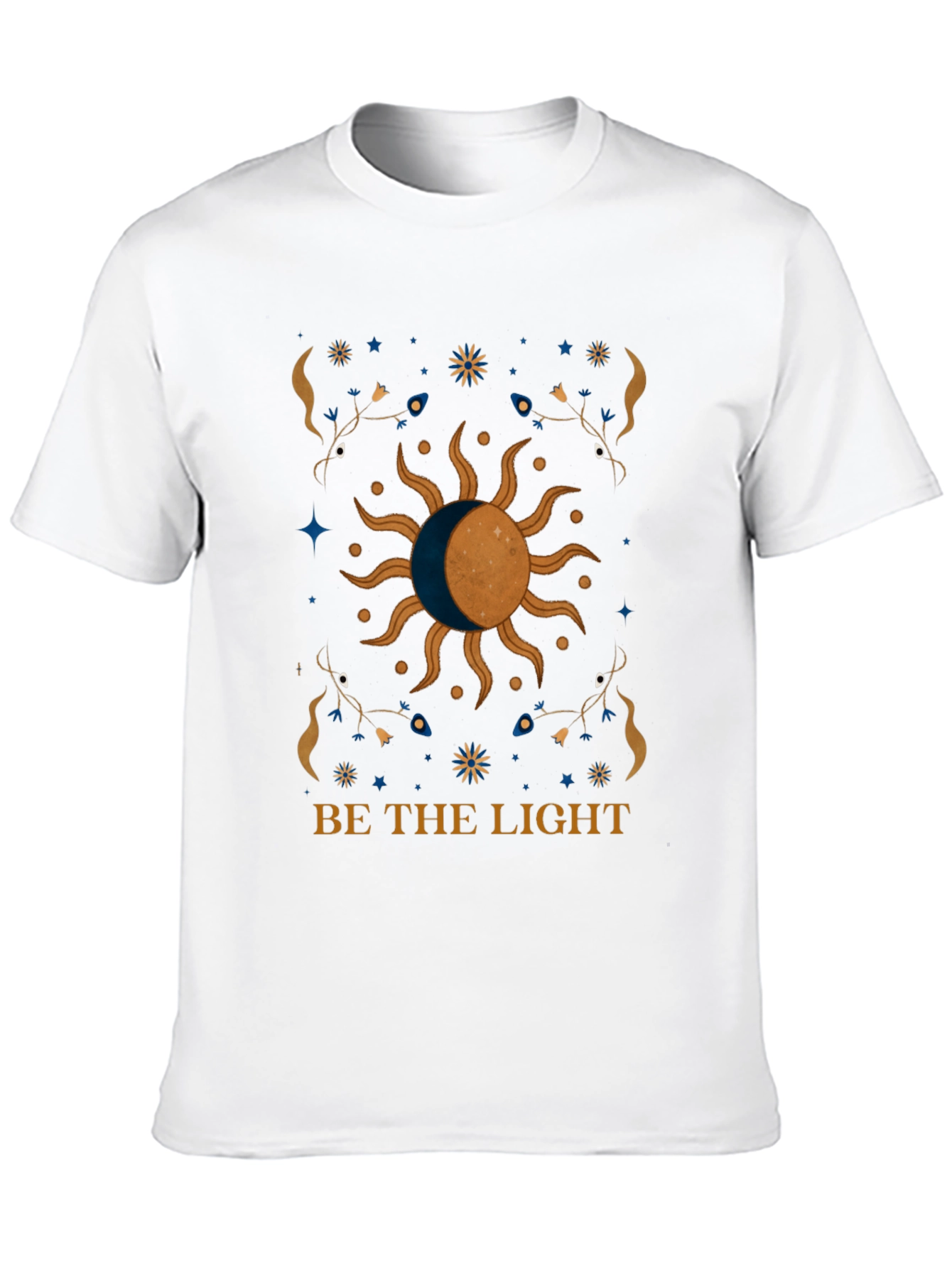 Celestial Sun & Moon Graphic Tee - Be The Light!