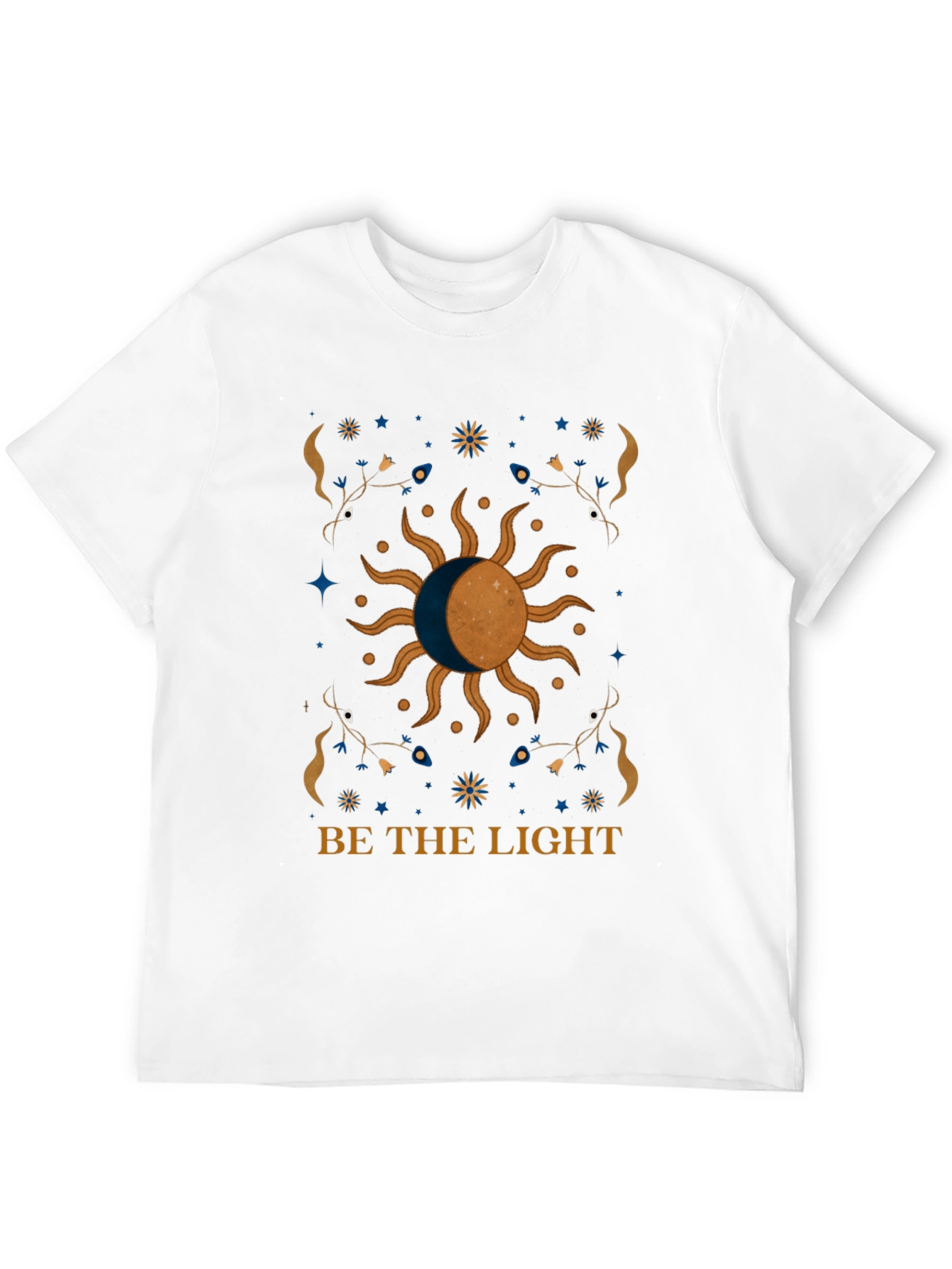 Celestial Sun & Moon Graphic Tee - Be The Light!