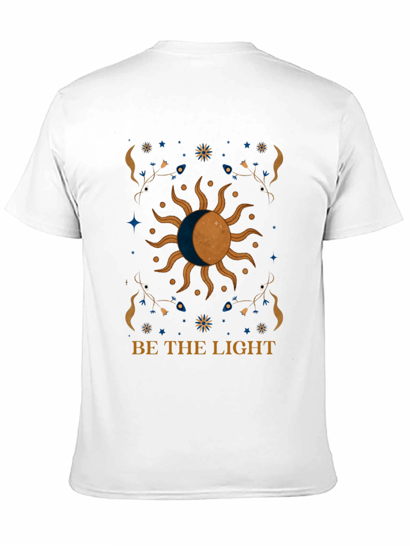 Celestial Sun & Moon Graphic Tee - Be The Light!