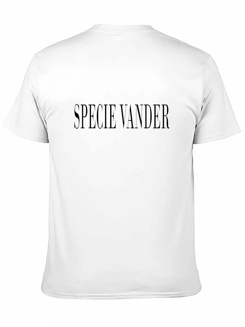 Classic Black T-Shirt - Specie Vander Design