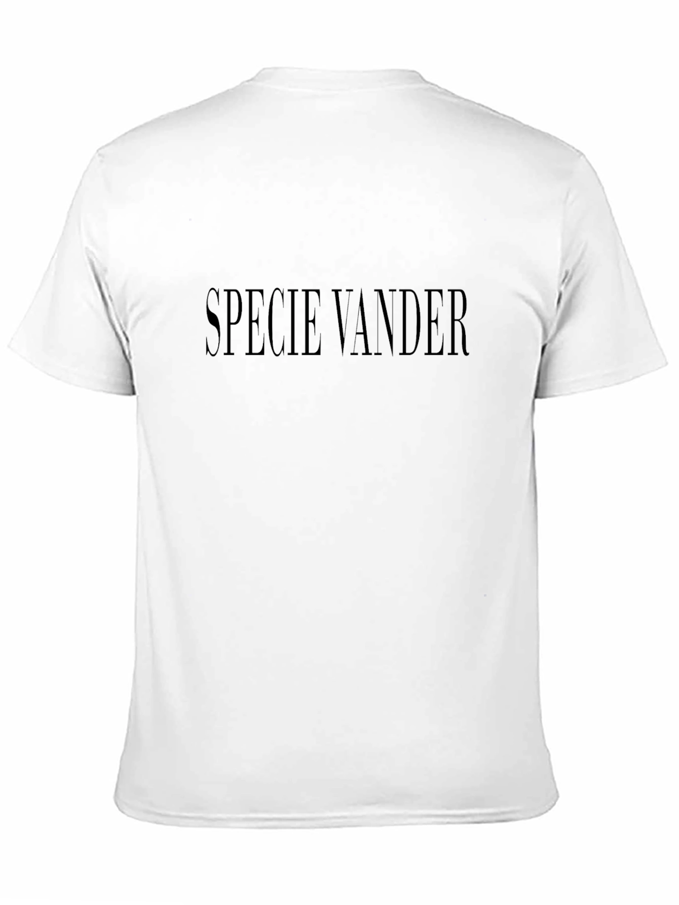 Classic Black T-Shirt - Specie Vander Design