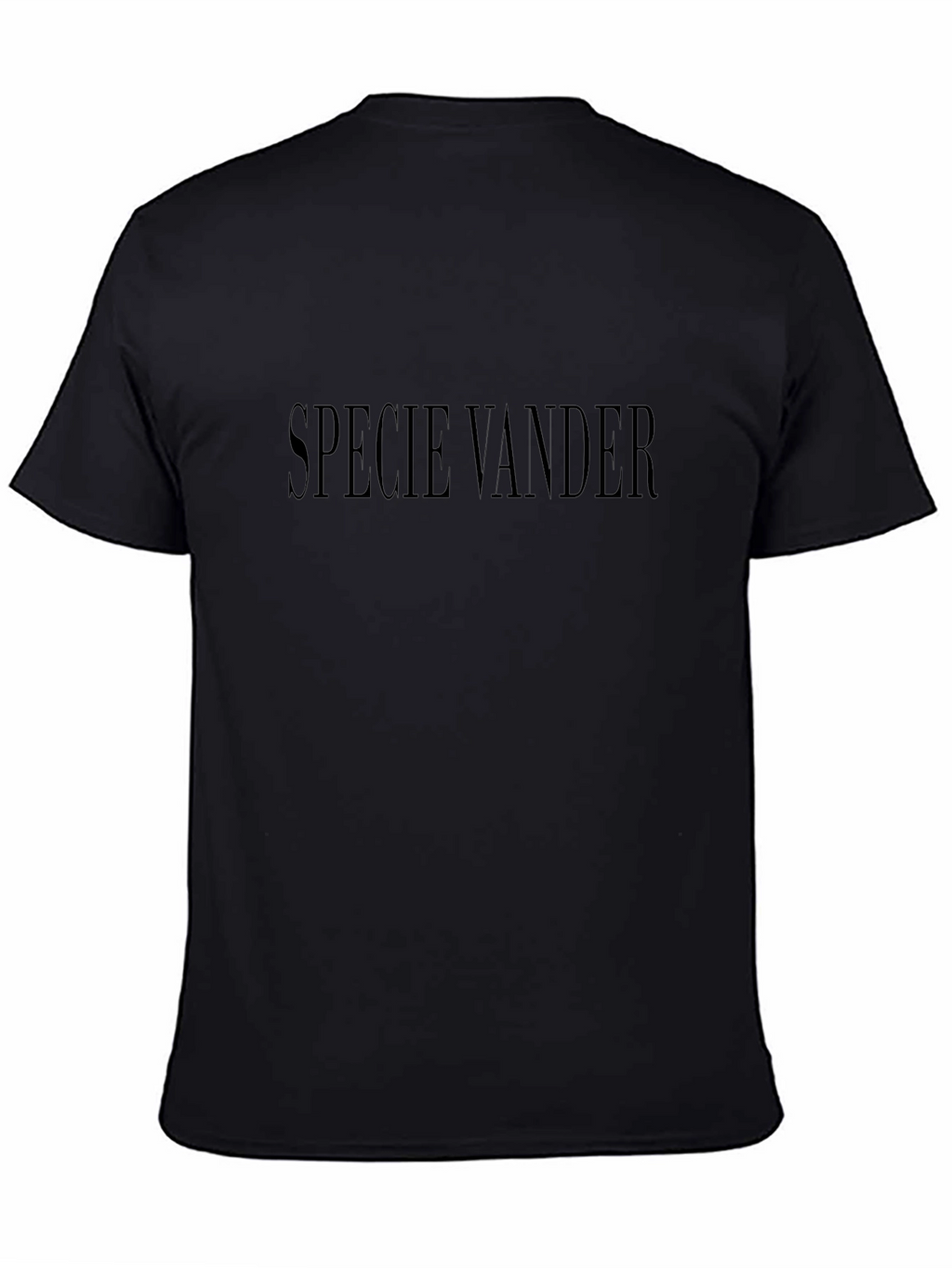 Classic Black T-Shirt - Specie Vander Design