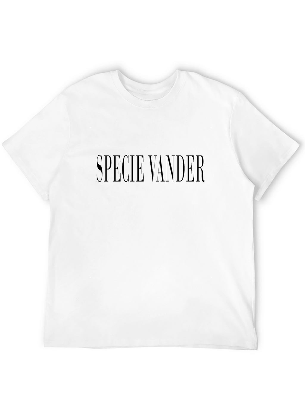 Classic Black T-Shirt - Specie Vander Design