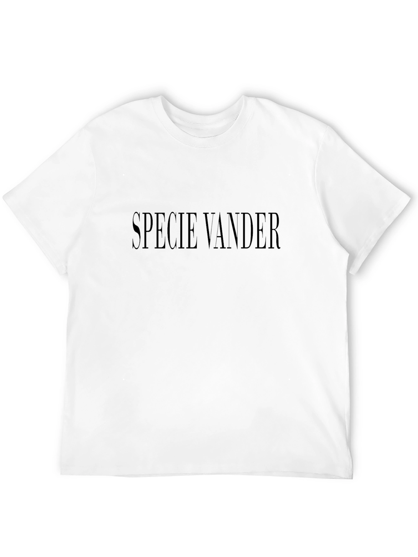 Classic Black T-Shirt - Specie Vander Design