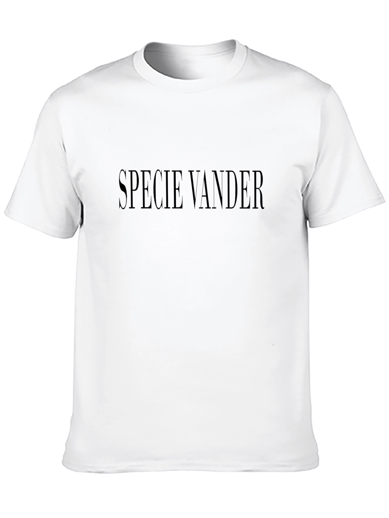 Classic Black T-Shirt - Specie Vander Design