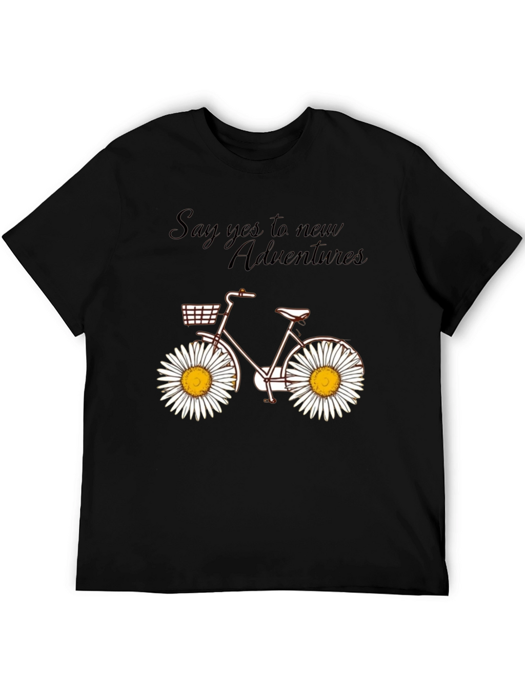 Daisy Wheel Bicycle T-Shirt: Adventure Ready Style