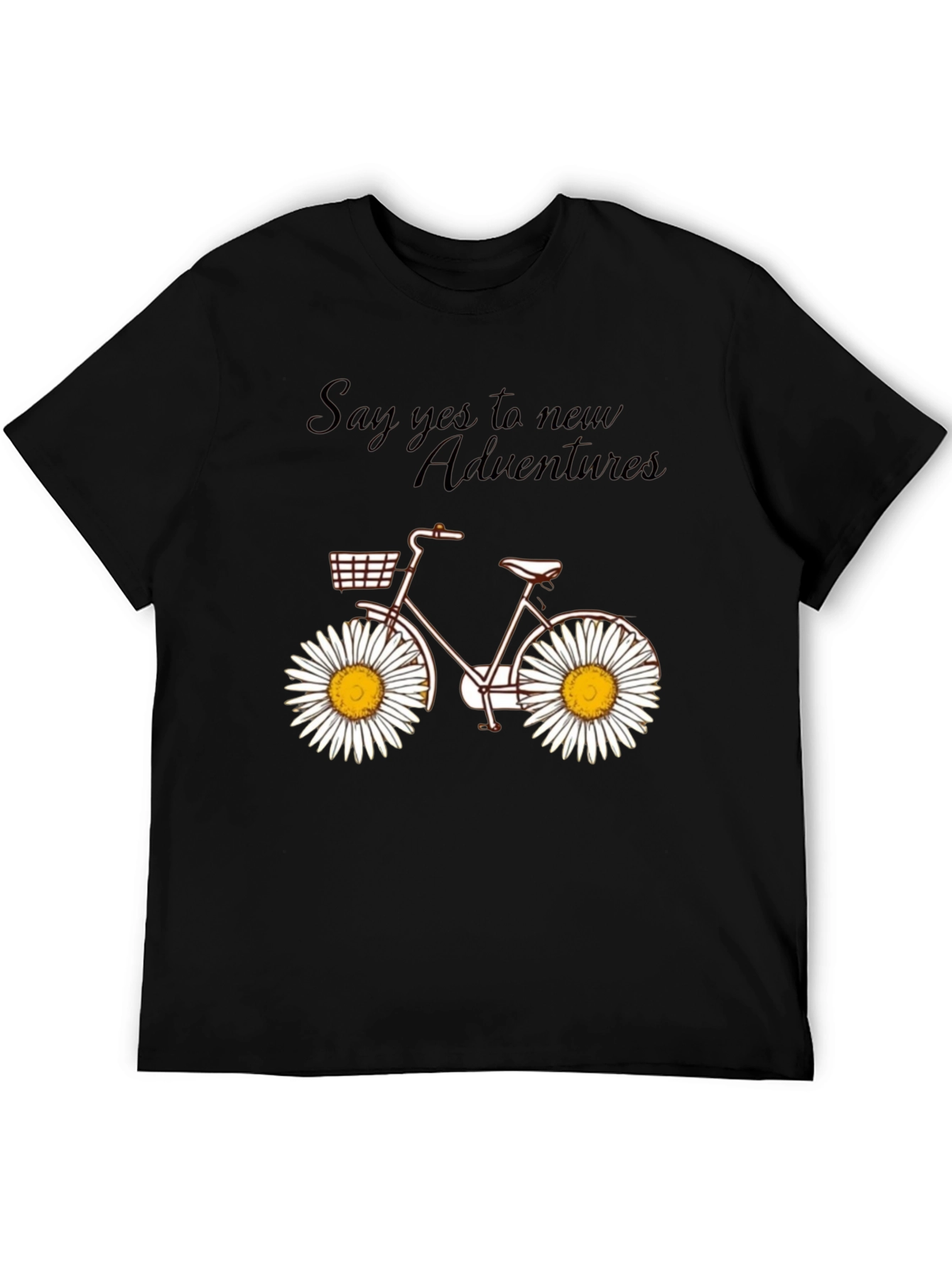 Daisy Wheel Bicycle T-Shirt: Adventure Ready Style