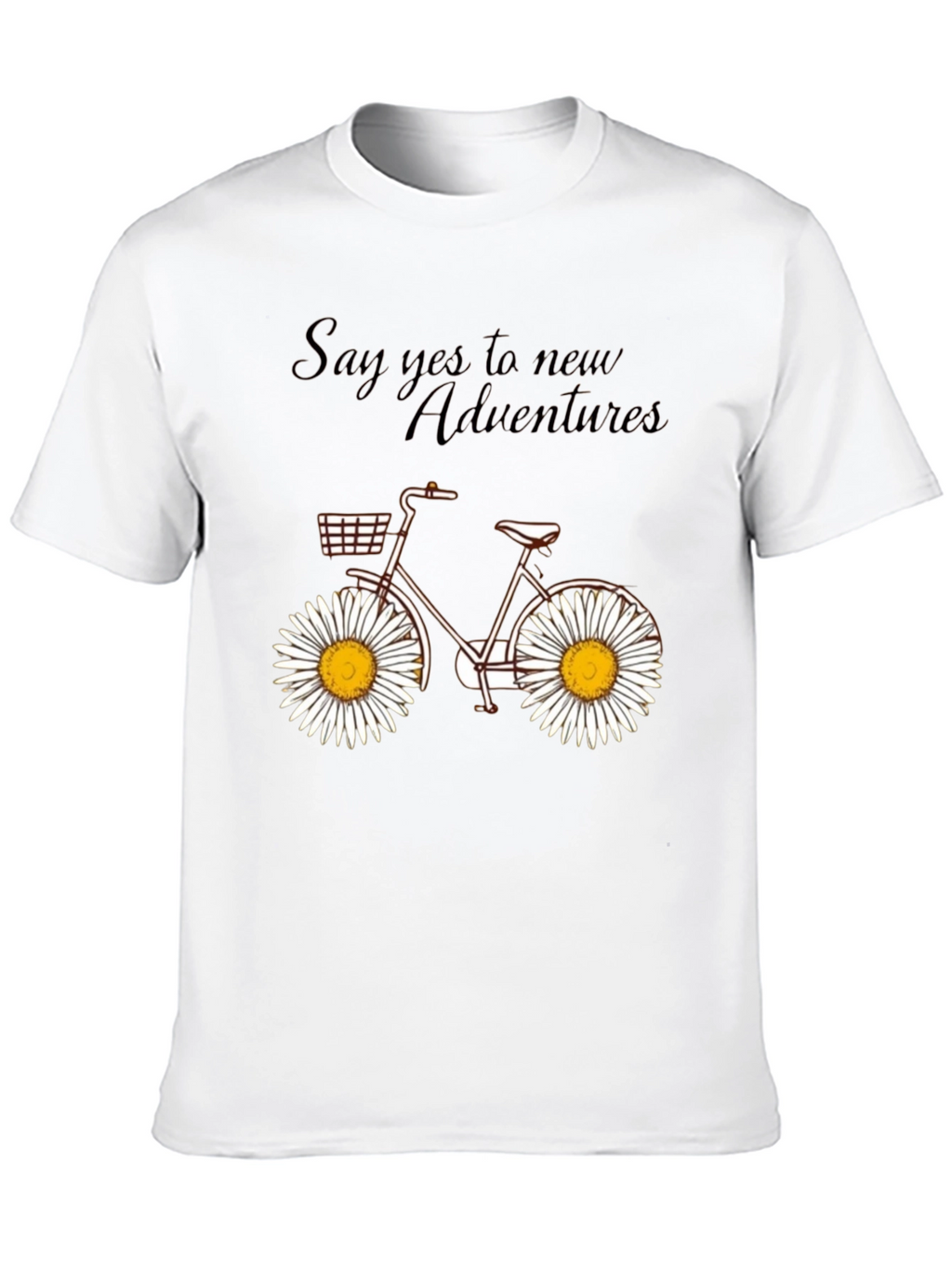Daisy Wheel Bicycle T-Shirt: Adventure Ready Style