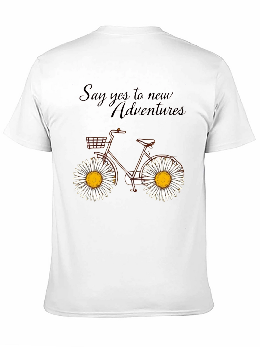 Daisy Wheel Bicycle T-Shirt: Adventure Ready Style