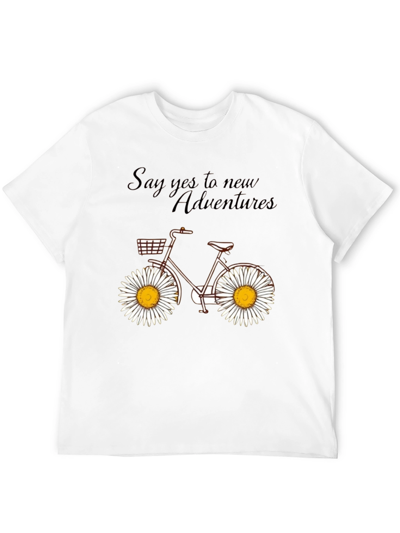Daisy Wheel Bicycle T-Shirt: Adventure Ready Style