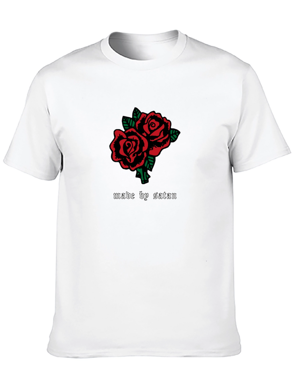 Made By Satan Roses Graphic T-Shirt
