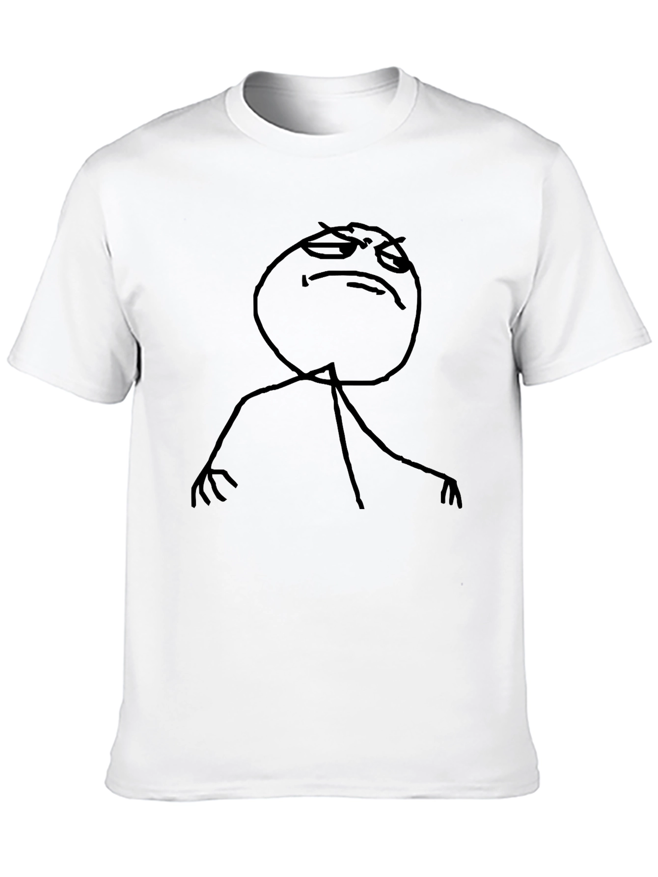 Annoyed Meme Black T-Shirt
