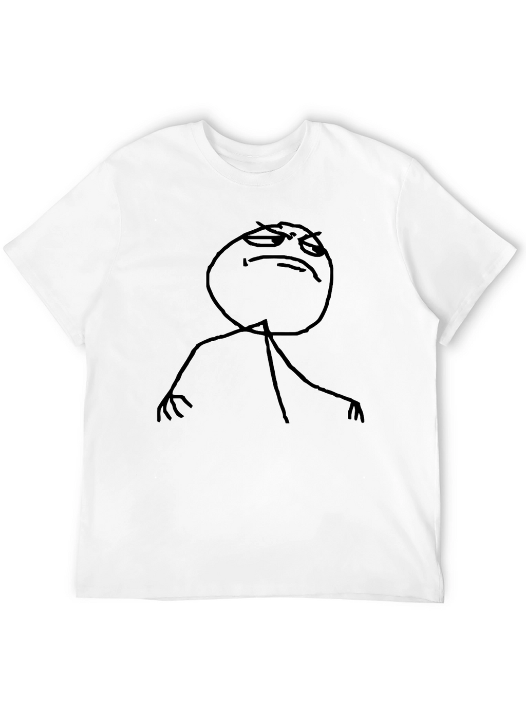 Annoyed Meme Black T-Shirt