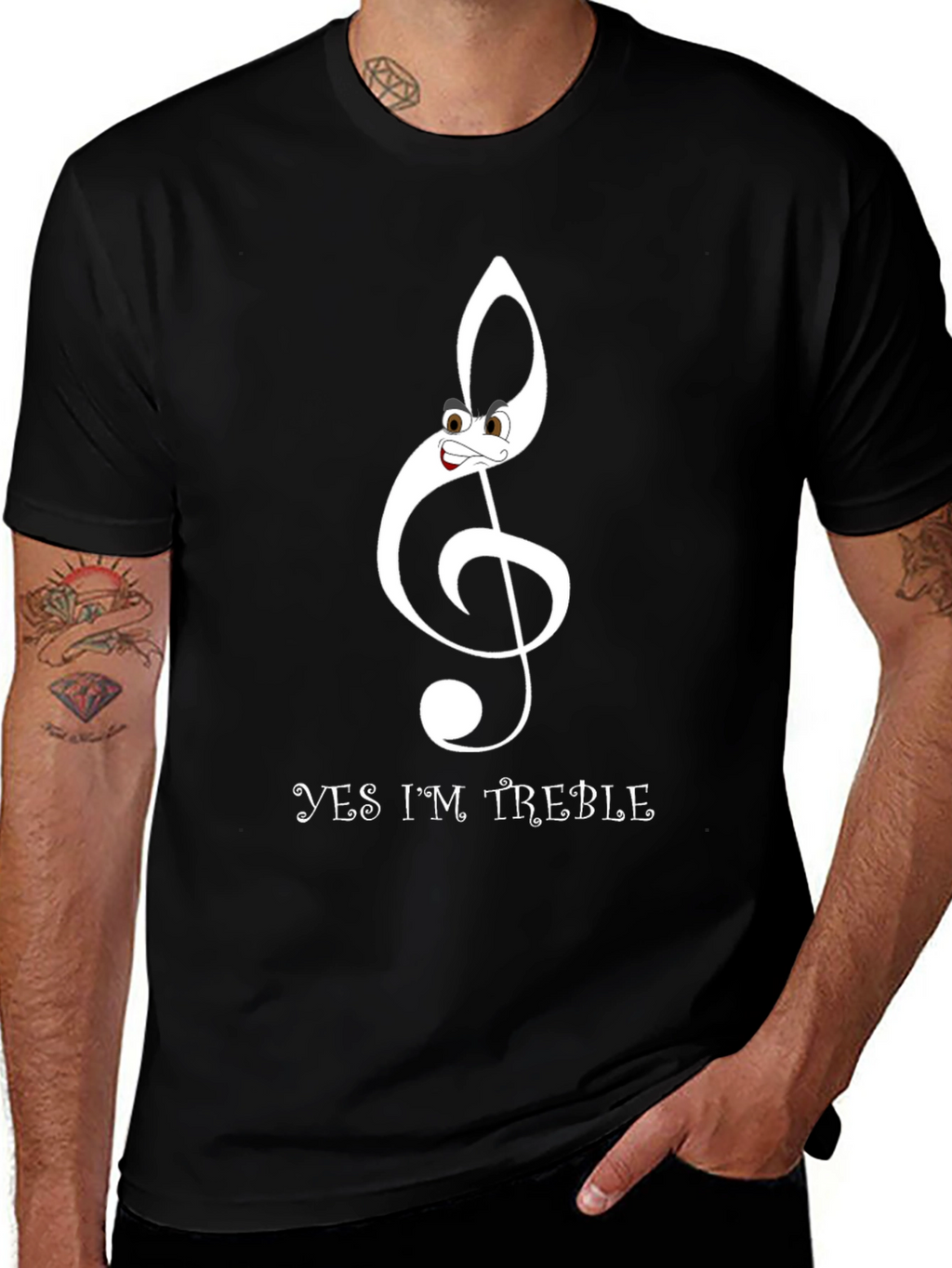 Funny Yes Im Treble Music T-Shirt