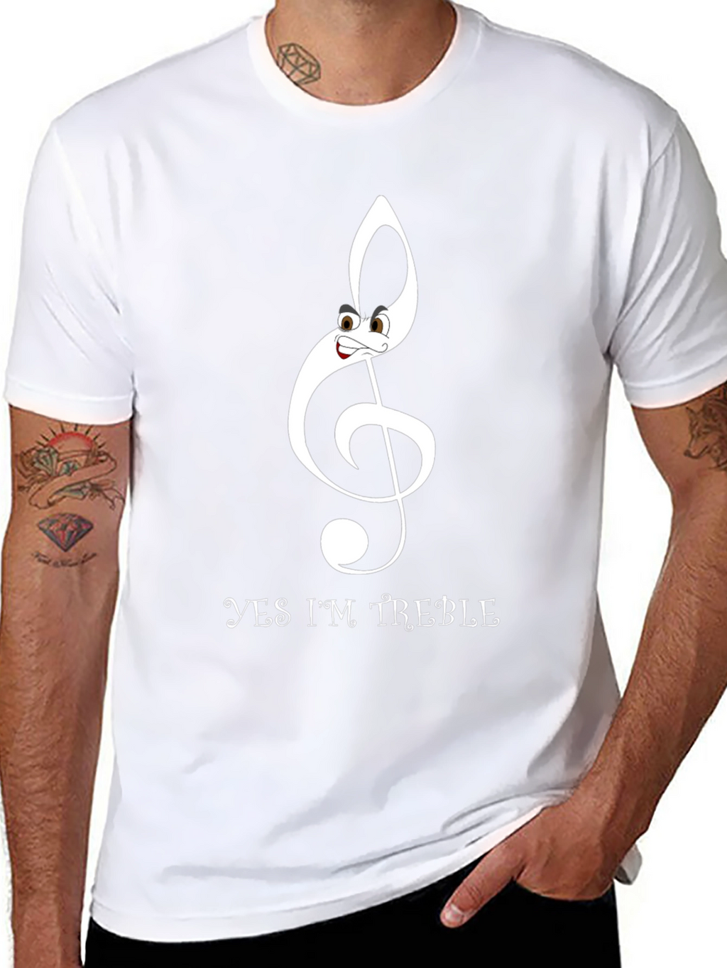 Funny Yes Im Treble Music T-Shirt