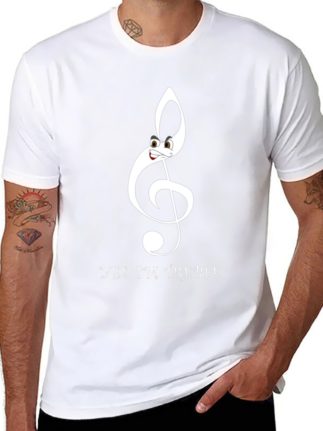 Funny Yes Im Treble Music T-Shirt