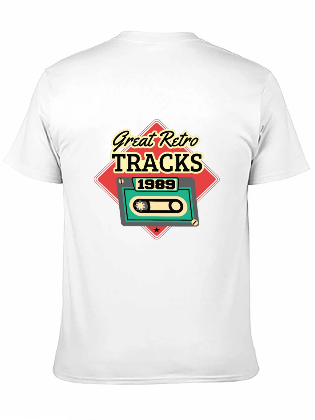 Great Retro Tracks 1989 Cassette Tape T-Shirt