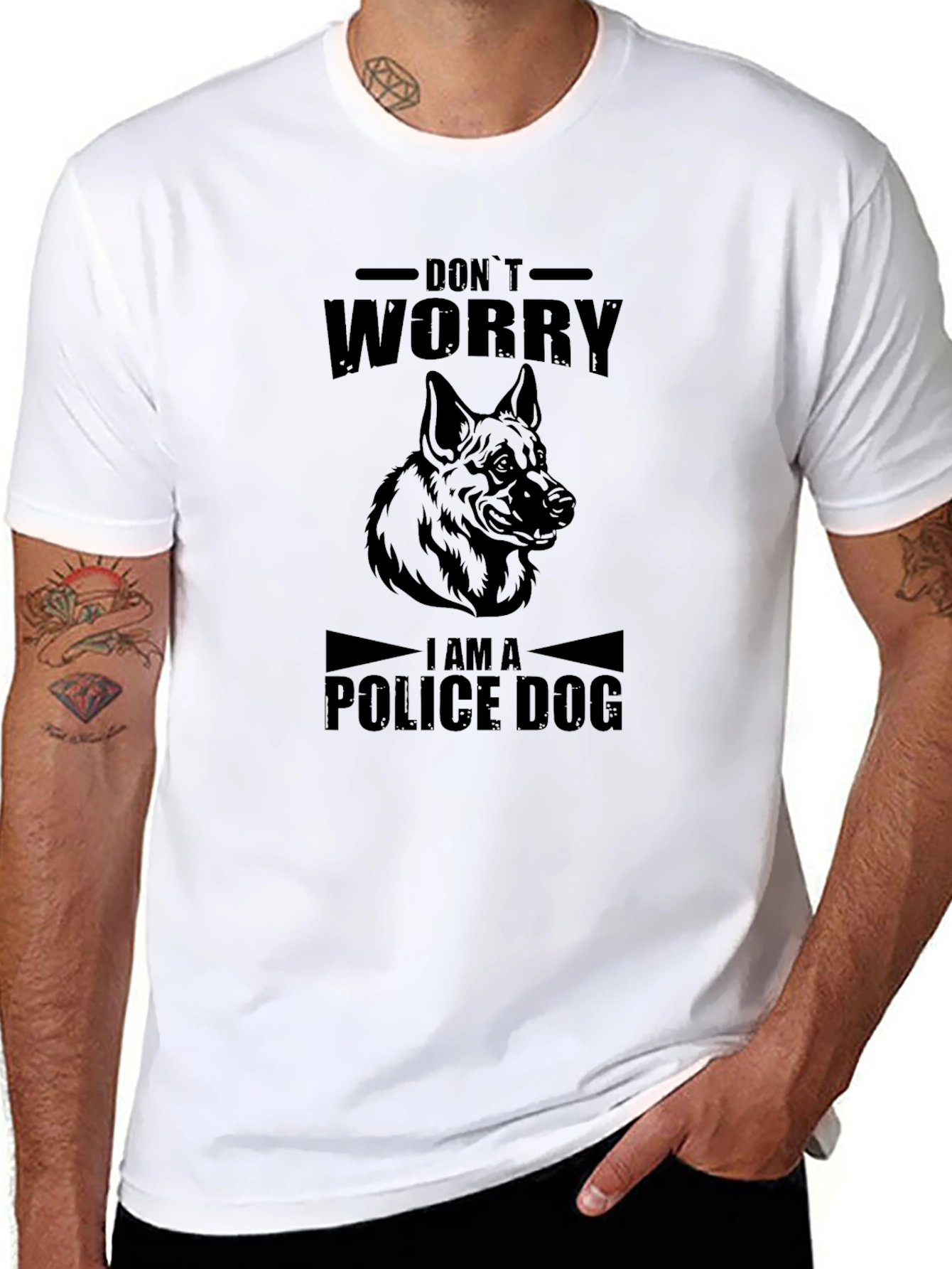 Dont Worry I am a Police Dog T-Shirt