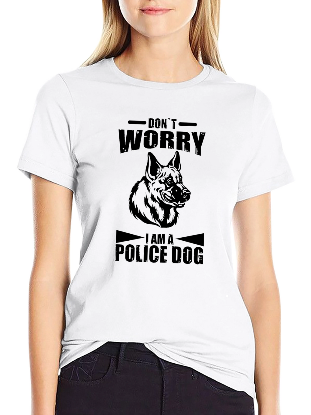 Dont Worry I am a Police Dog T-Shirt