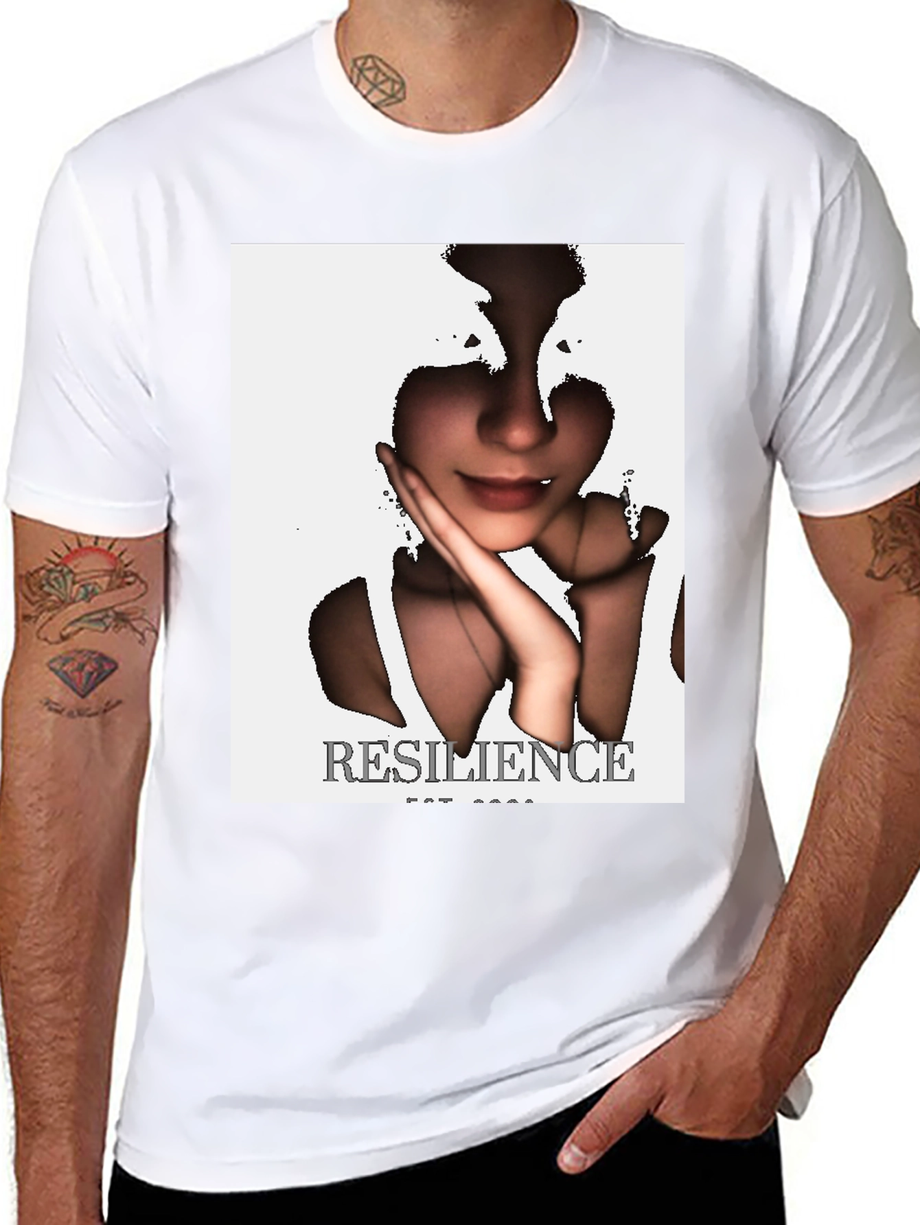 Resilience Graphic Tee - Black Short Sleeve T-Shirt