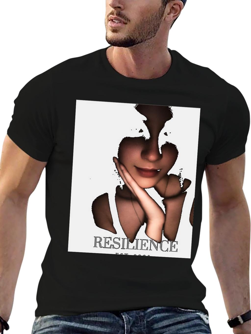 Resilience Graphic Tee - Black Short Sleeve T-Shirt
