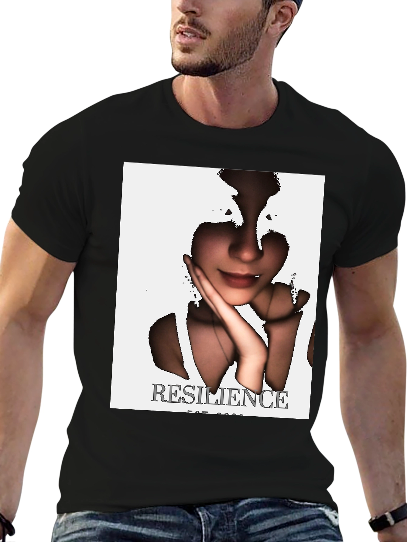 Resilience Graphic Tee - Black Short Sleeve T-Shirt