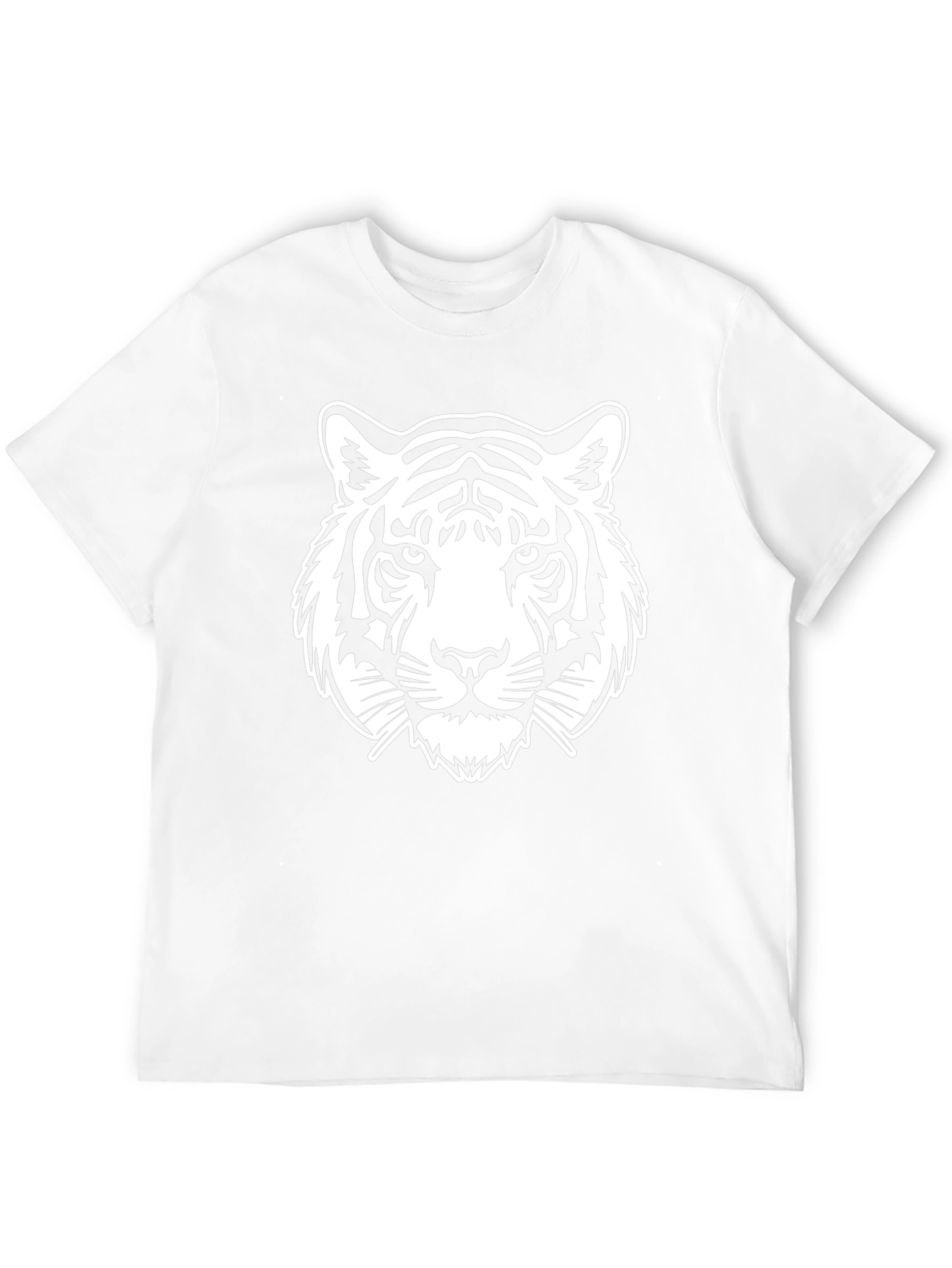 Tiger Graphic Print T-Shirt - Black