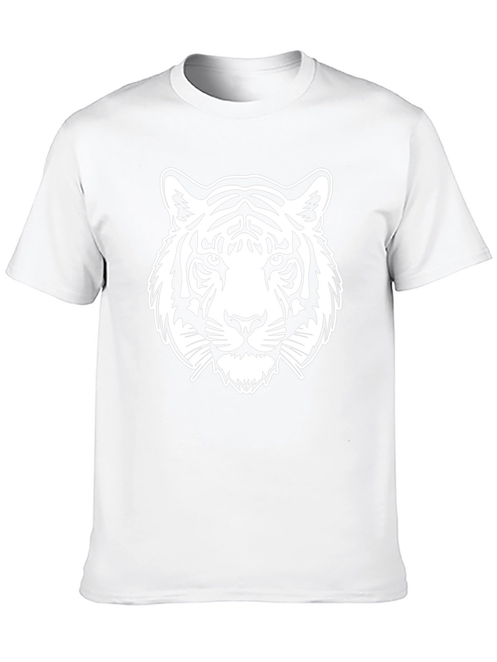 Tiger Graphic Print T-Shirt - Black