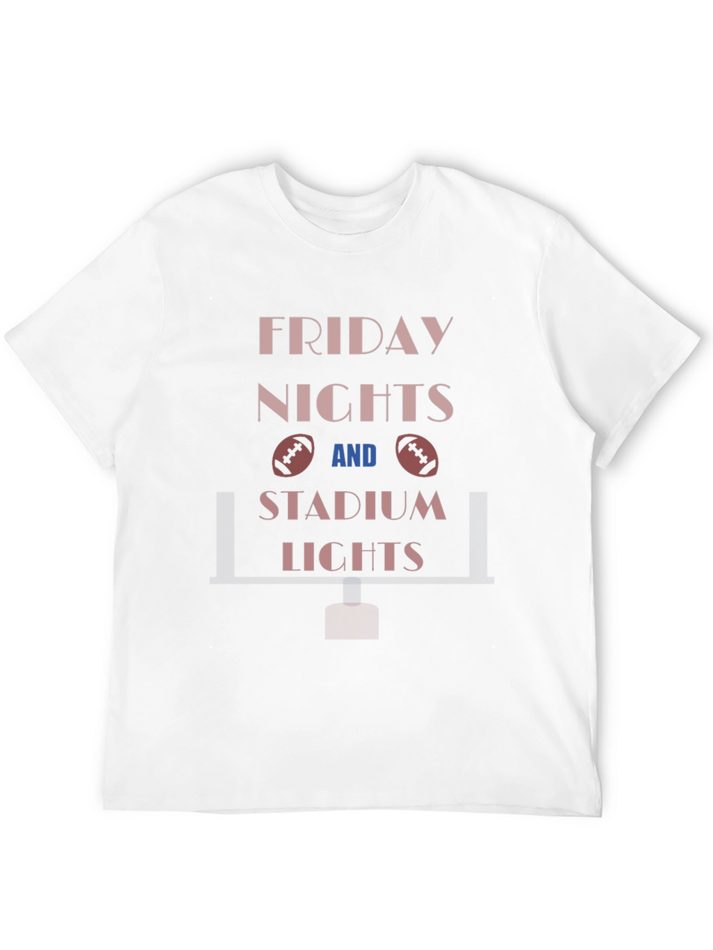 Friday Night Football Stadium Lights T-Shirt