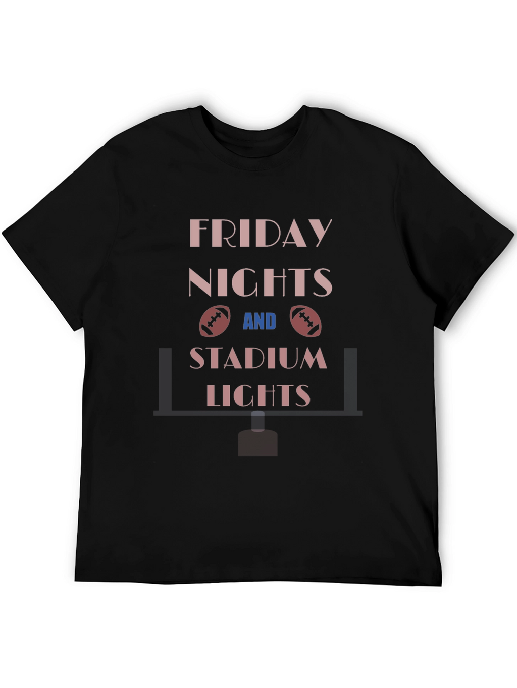 Friday Night Football Stadium Lights T-Shirt