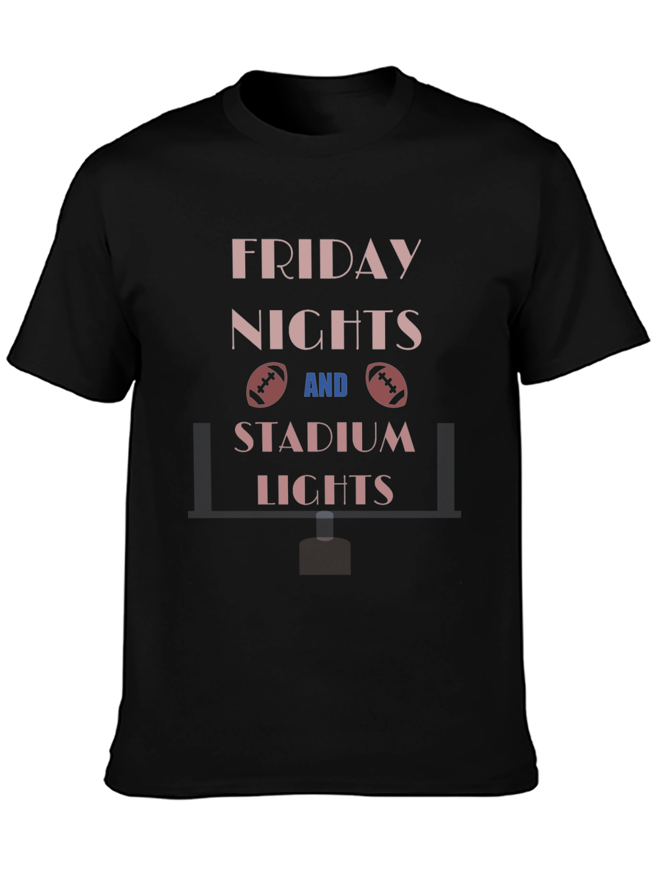 Friday Night Football Stadium Lights T-Shirt