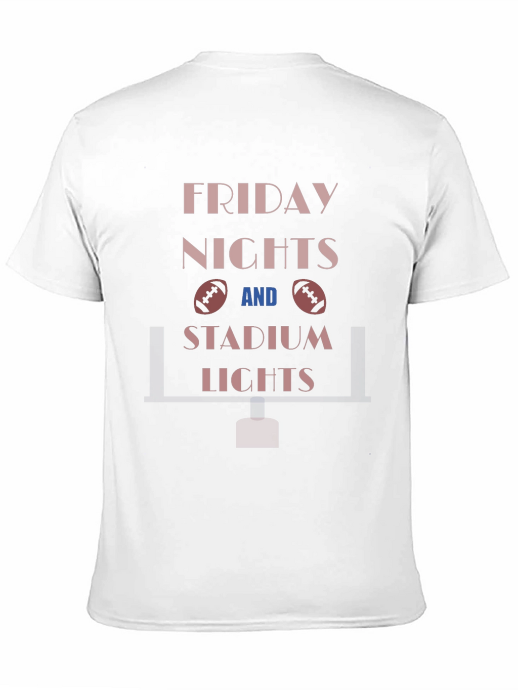 Friday Night Football Stadium Lights T-Shirt