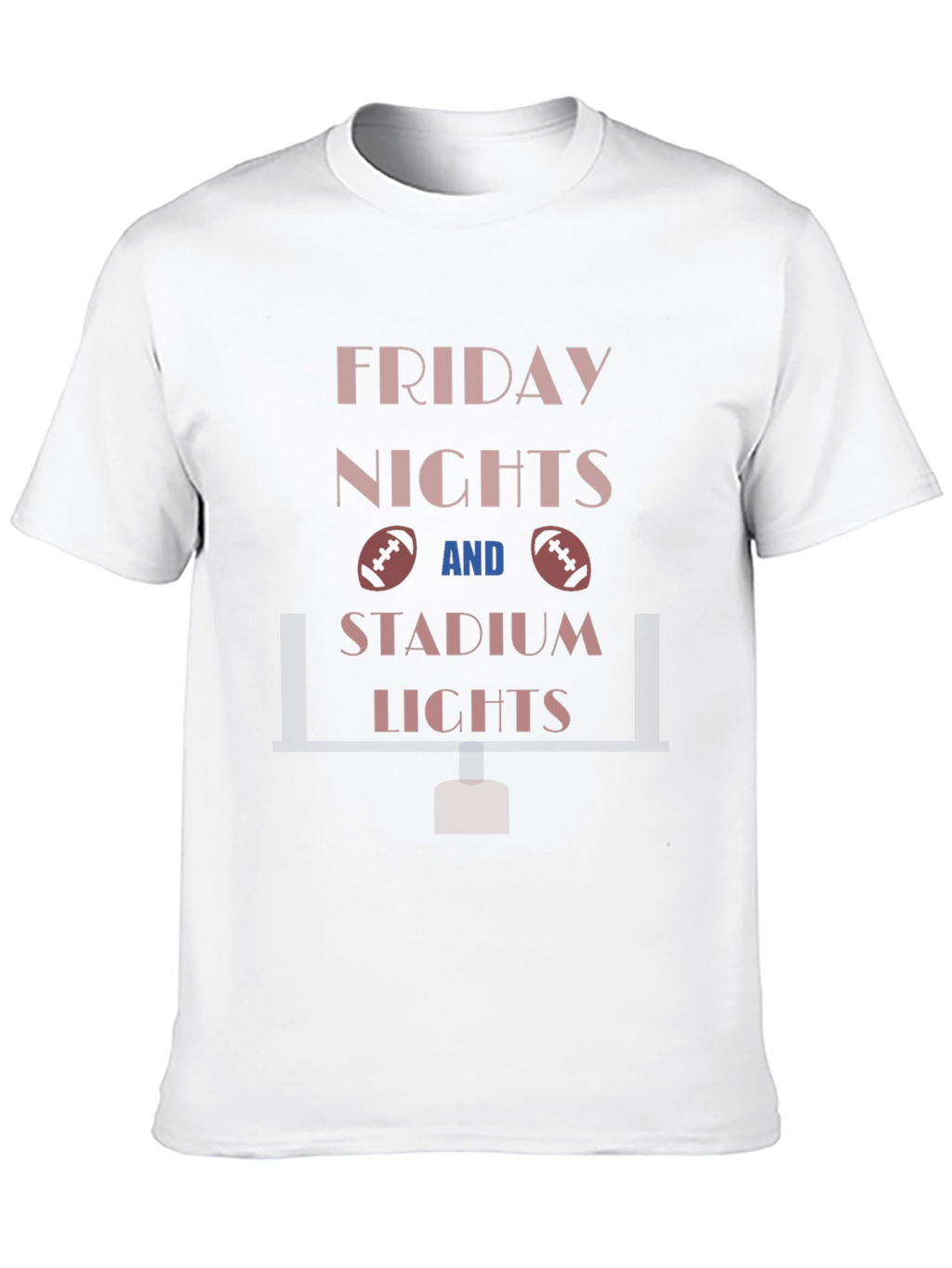 Friday Night Football Stadium Lights T-Shirt