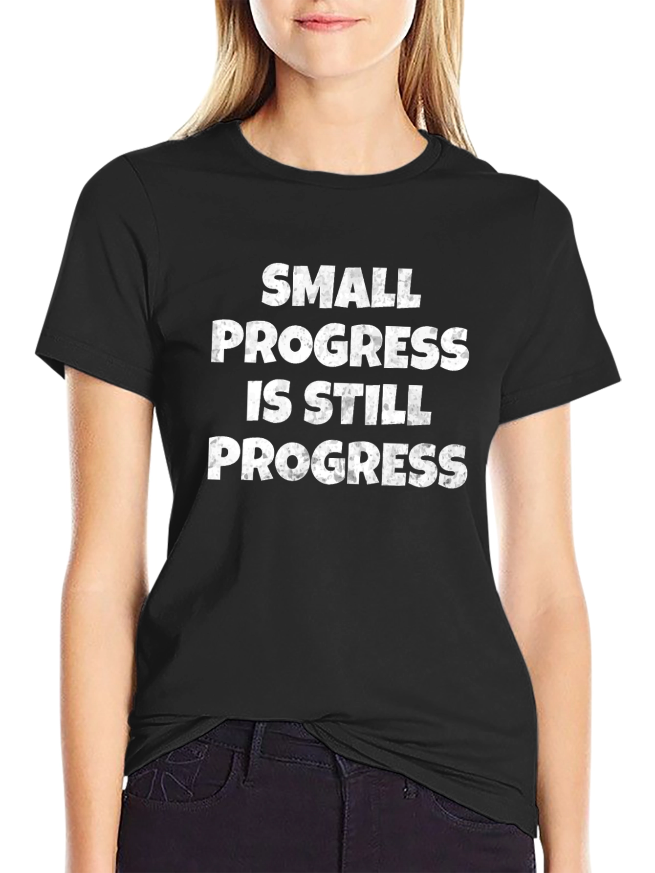 Motivational T-Shirt - Small Progress Still Progress
