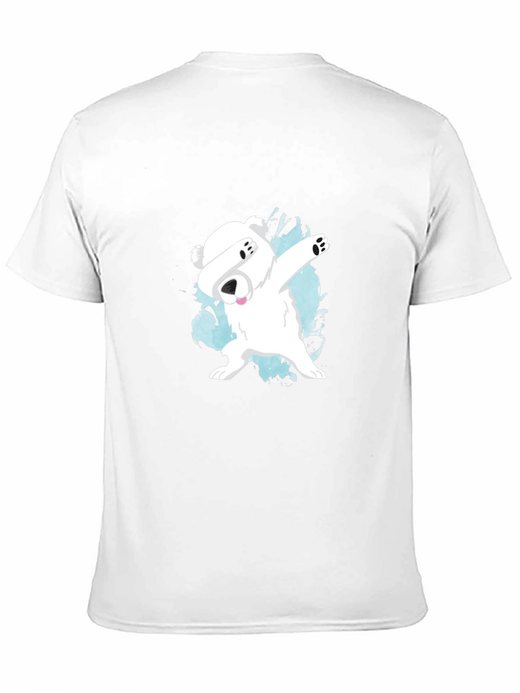 Dabbing Polar Bear Graphic T-Shirt
