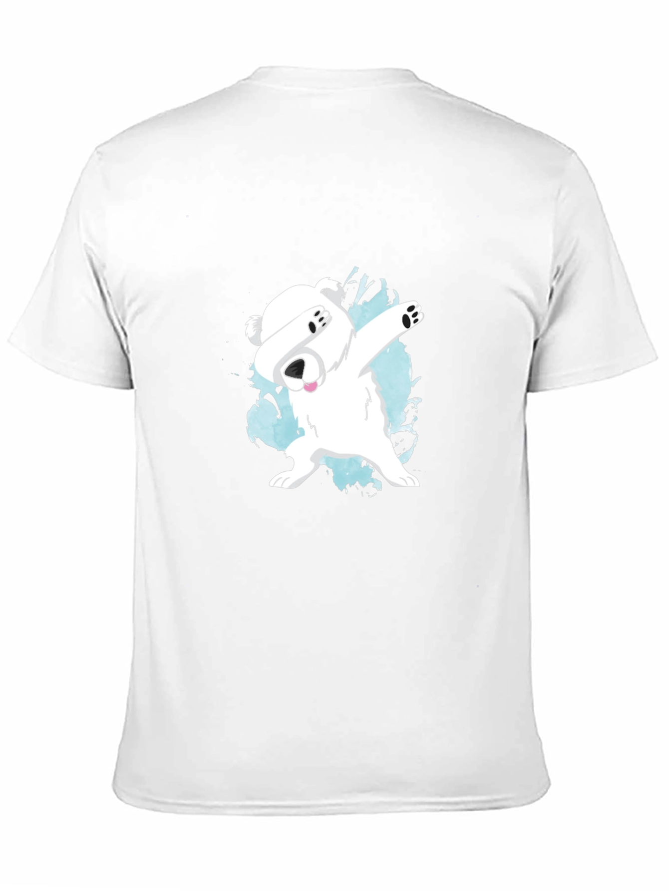 Dabbing Polar Bear Graphic T-Shirt
