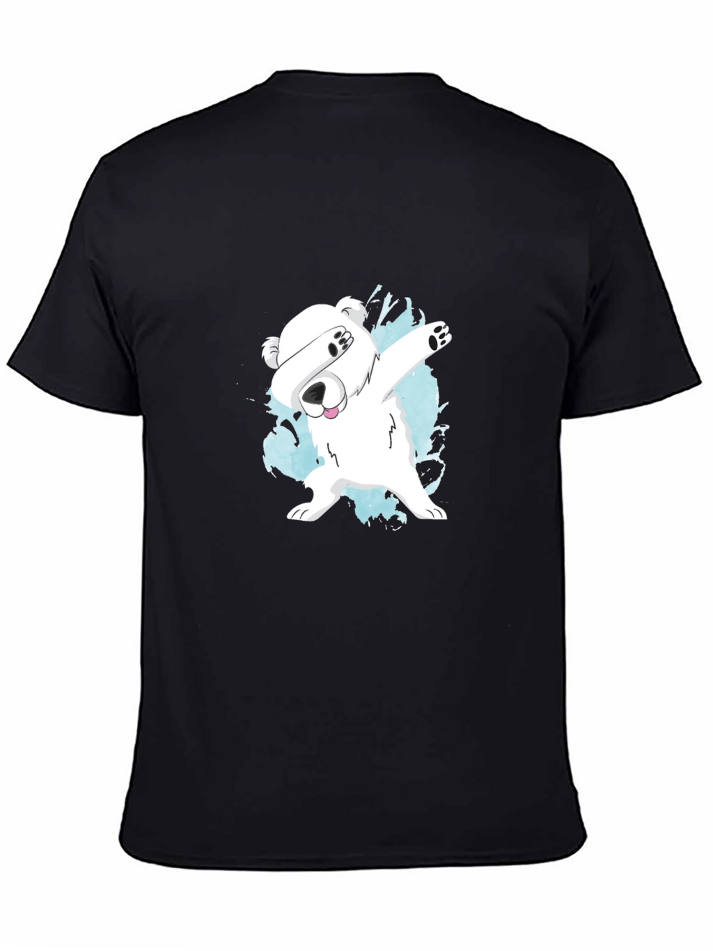Dabbing Polar Bear Graphic T-Shirt