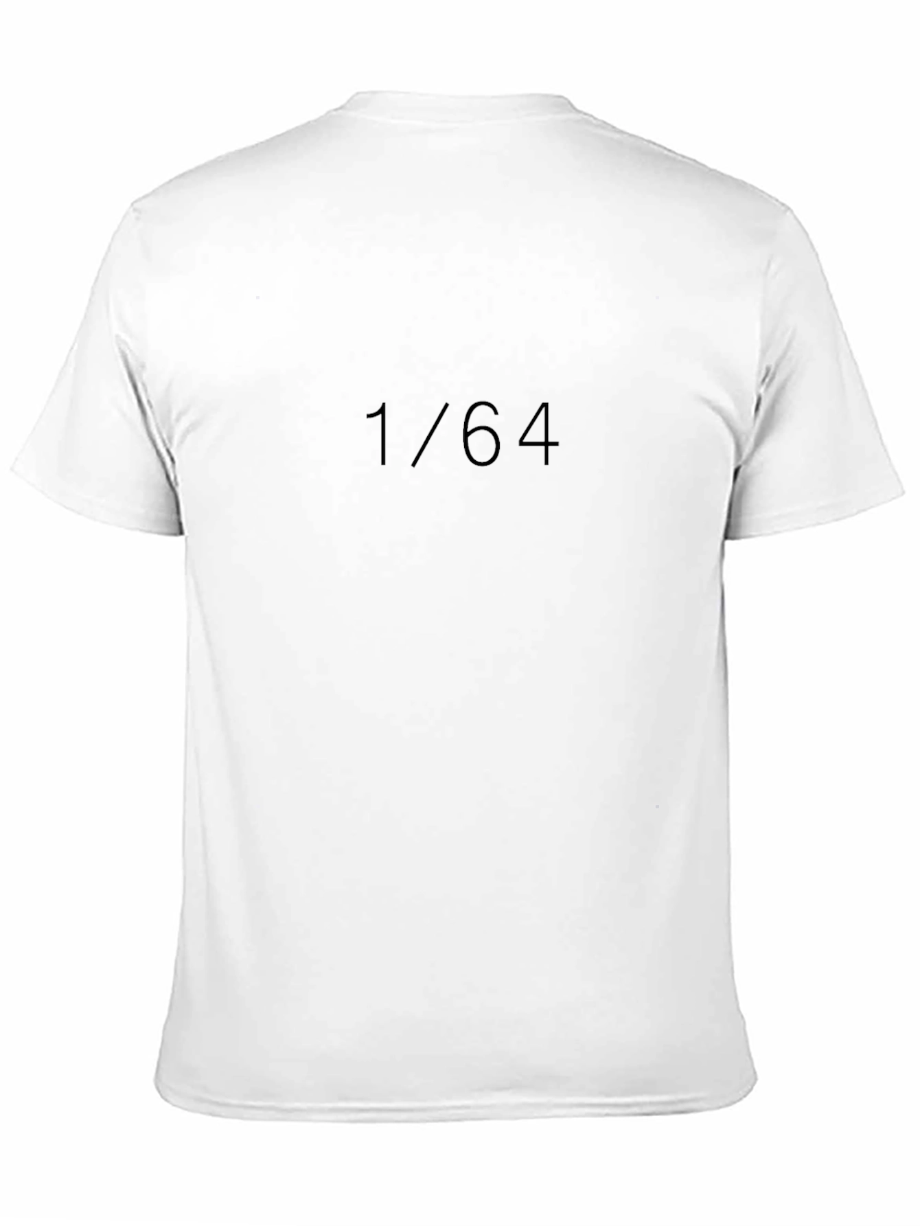 1/64 Scale Graphic Black T-Shirt