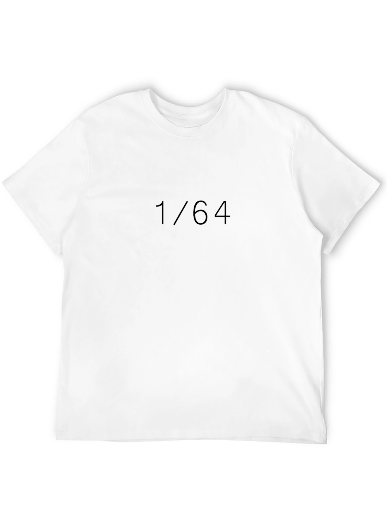 1/64 Scale Graphic Black T-Shirt
