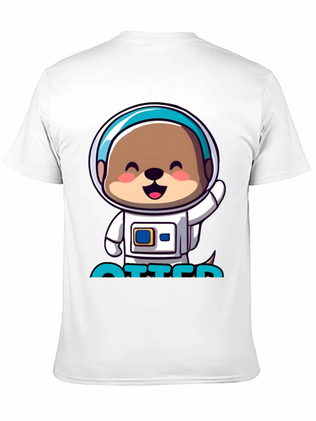Astronaut Otter T-Shirt - Cute Space Tee