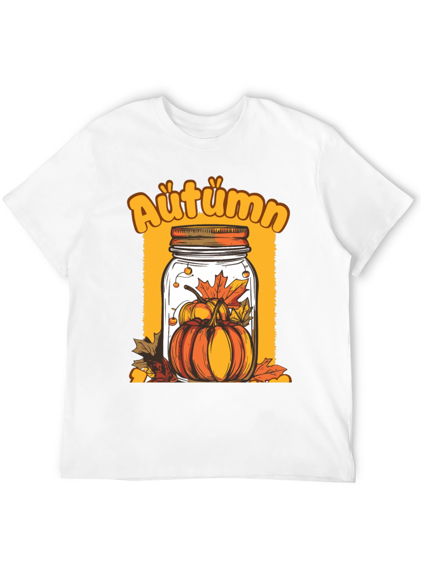 Autumn Pumpkin Jar Graphic Tee