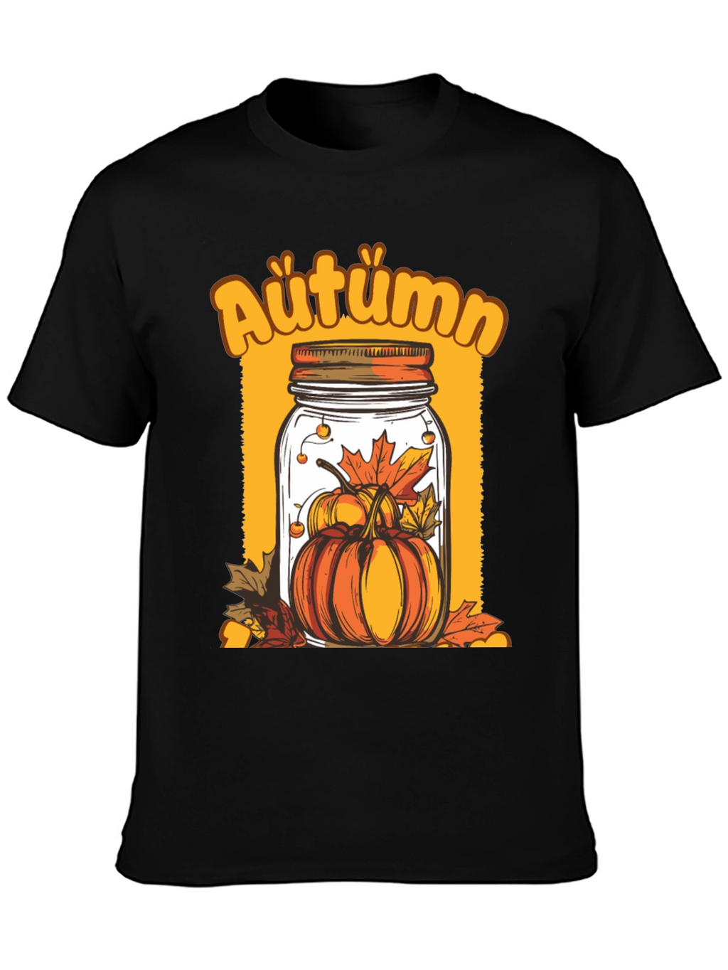 Autumn Pumpkin Jar Graphic Tee