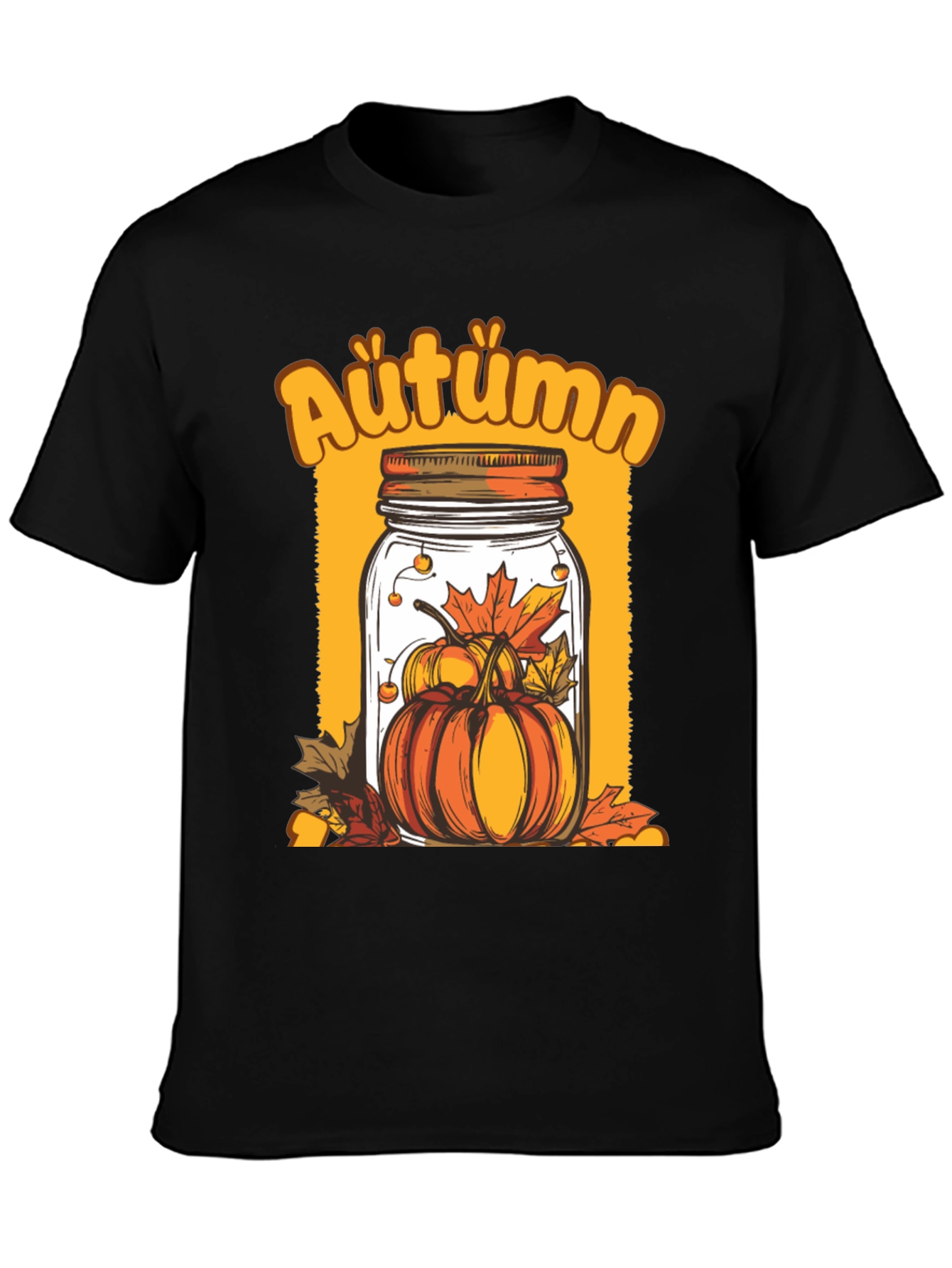 Autumn Pumpkin Jar Graphic Tee